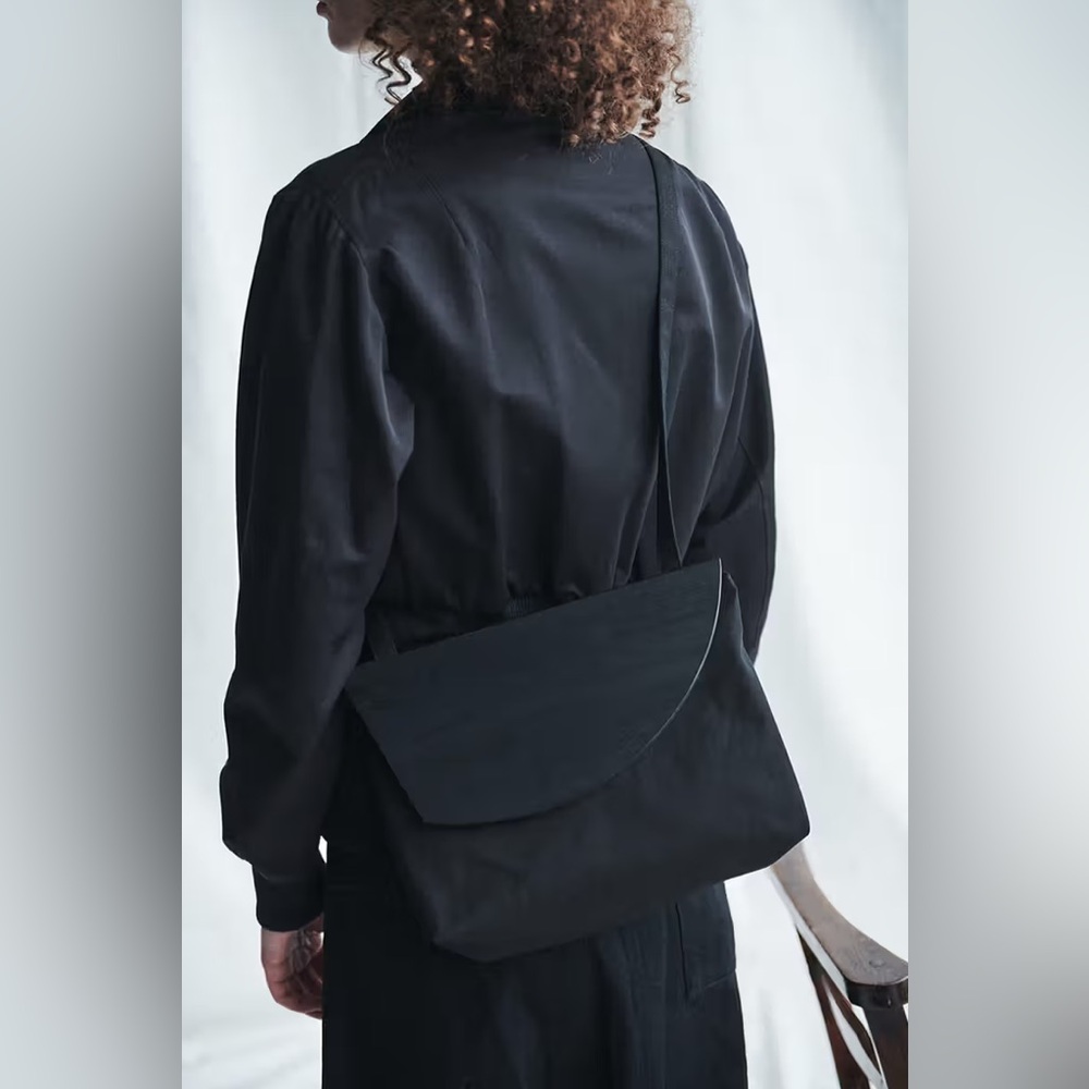 Yohji Yamamoto Namu Wood Panel Crossbody Bag Discord